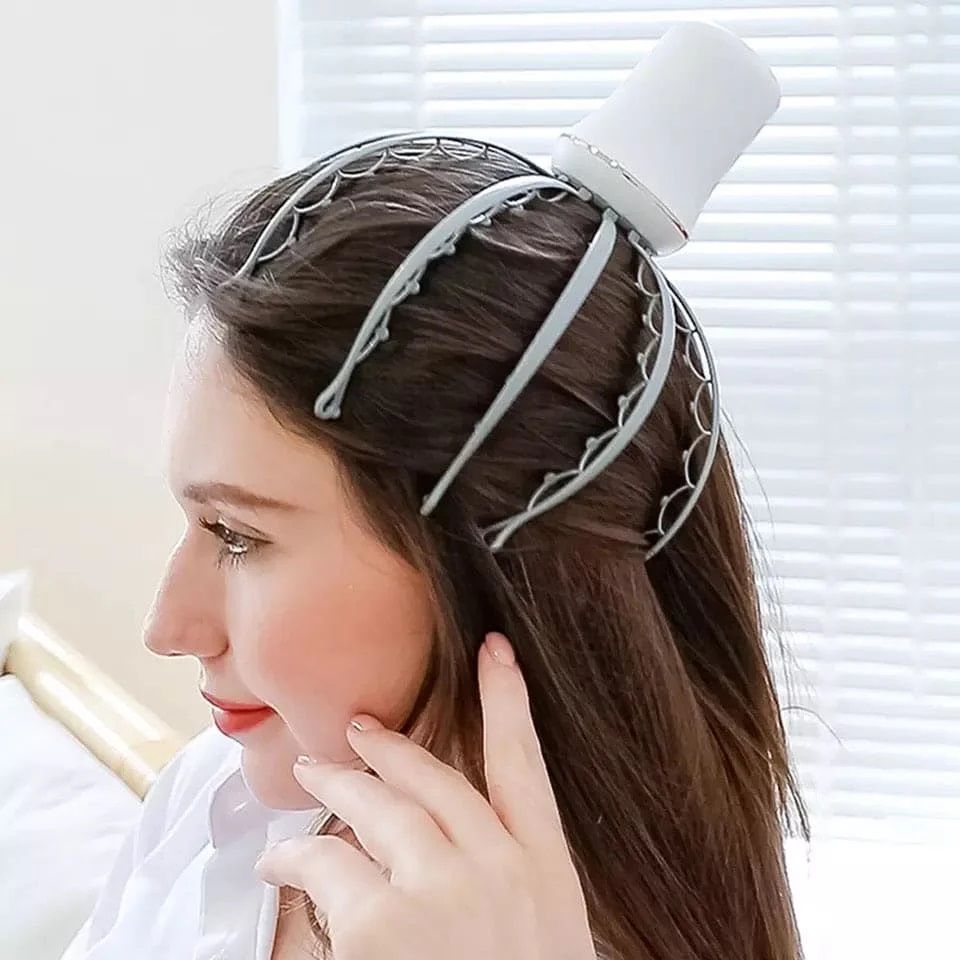 Octopus Electric Head Scalp Massager Head Massage Relaxation Device Health Care Vibrator Head Massager