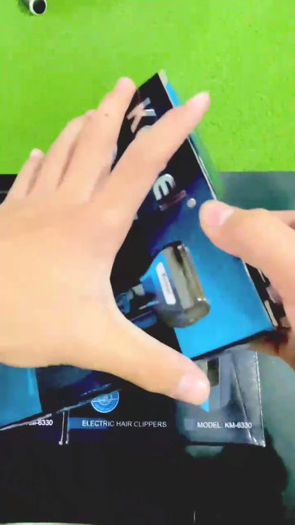 kemei 3 In 1 Professional Hair Trimmer Nose Beard Trimmer Safe Face Care Hair Cutting Machine Rechargable Hair Clipper