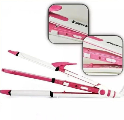 Shinon 4 in 1 Hair Curler and Straightener