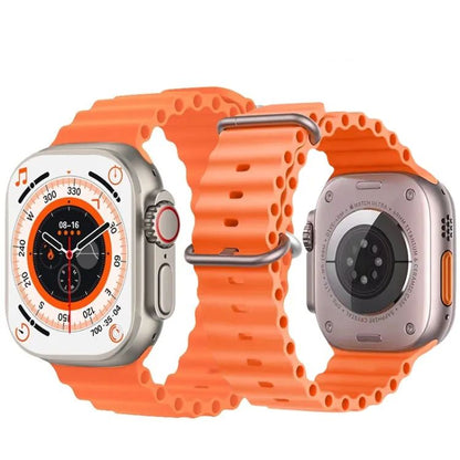 T800 Ultra Smart Watch | Bluetooth Calling, Ocean Strap, Wireless Charging & Long Battery Life | 1.99” LCD Smartwatch for Android & iOS