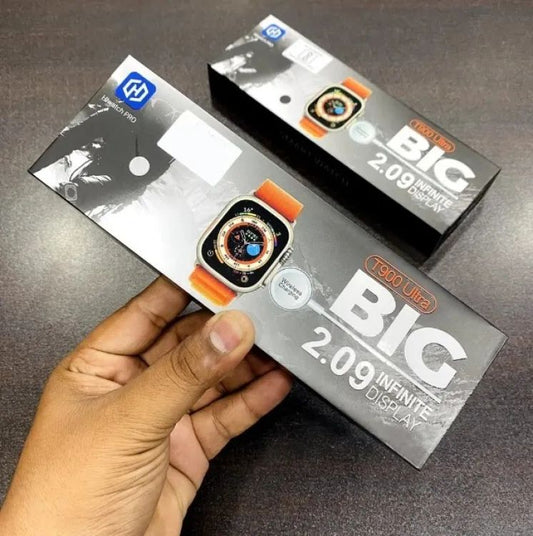 T900 Ultra Smart Watch | 49MM Infinite Display | Bluetooth Calling, Built-in Games & Crown Working | Wireless Charging Smartwatch