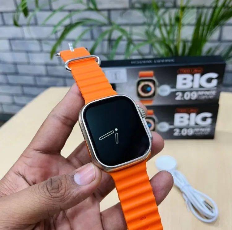 T900 Ultra Smart Watch | 49MM Infinite Display | Bluetooth Calling, Built-in Games & Crown Working | Wireless Charging Smartwatch