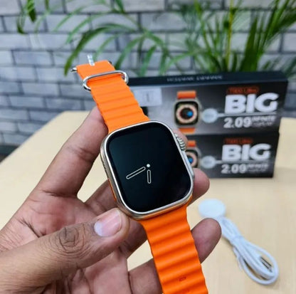 T900 Ultra Smart Watch | 49MM Infinite Display | Bluetooth Calling, Built-in Games & Crown Working | Wireless Charging Smartwatch